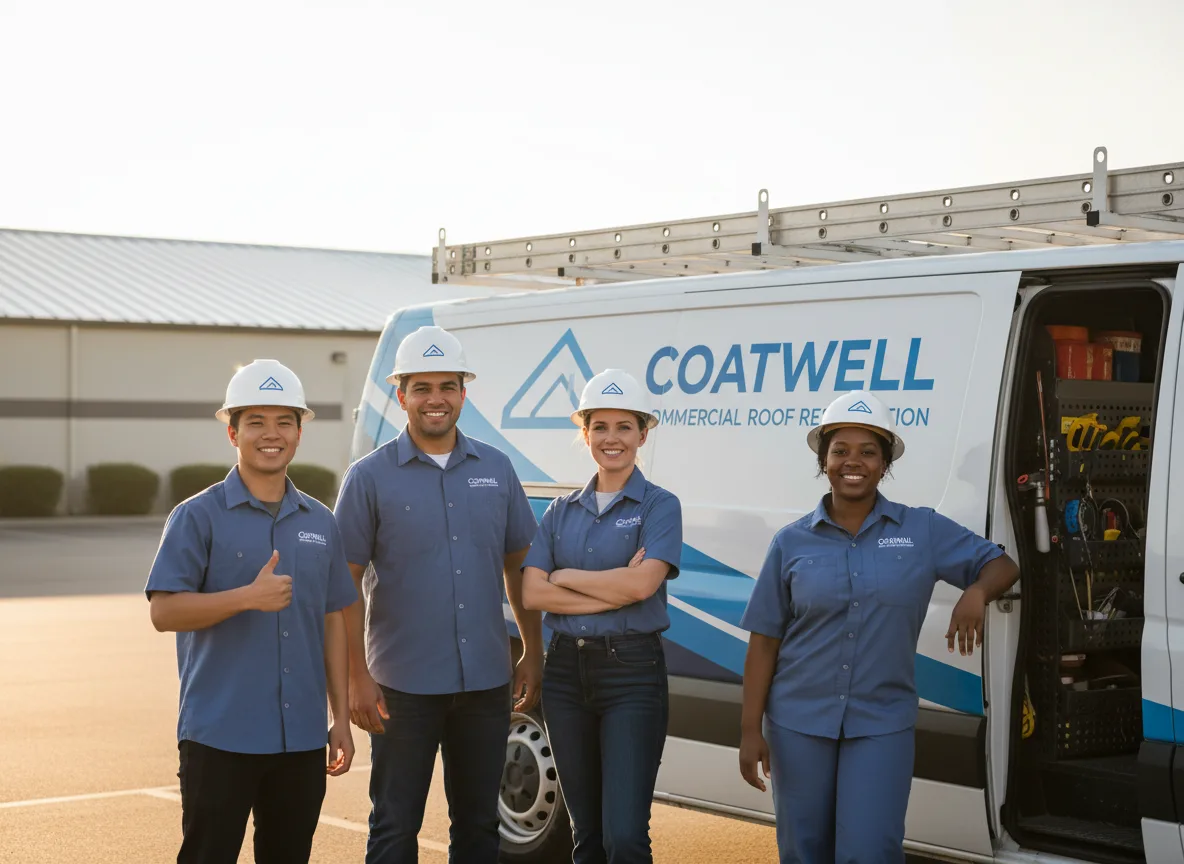 Commercial roof coating company in Decker, MI